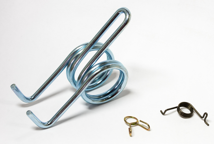 torsion springs, custom springs, steel springs, custom machined metal