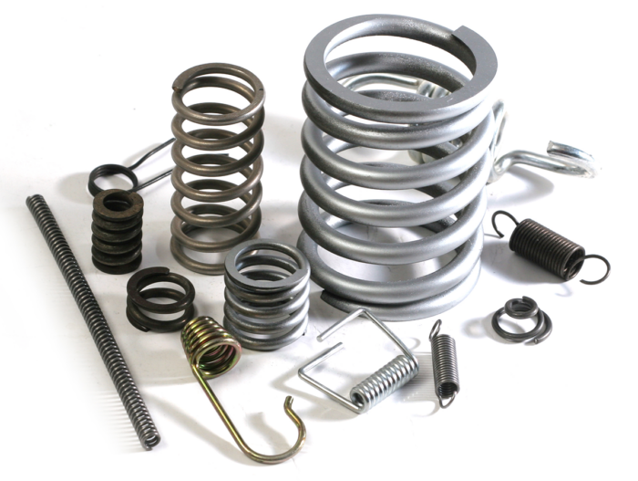 Types of steel springs, custom springs, steel springs, custom machined metal parts